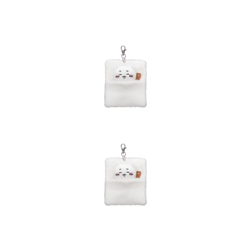 Chiikawa Chiikawa Closed Eye Jiye Blanket Roll Box Dolls Plush Pendant 14cm Height-1