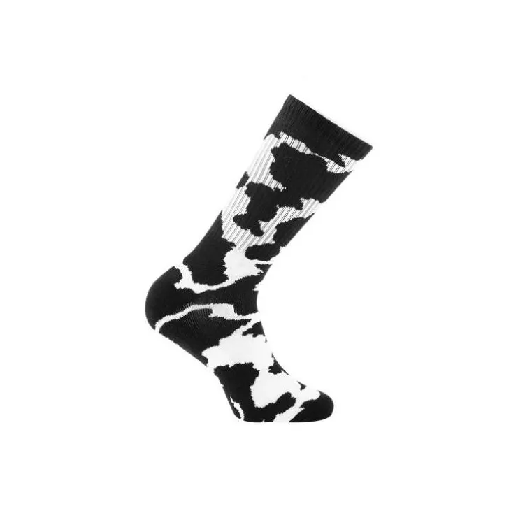 Vans Mid-Calf Socks Men's 1 Pack Black White-1