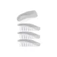 White Gray[2 Pack 2.8cm]Arch Support | Three-Quarter Cushion Height Increasing