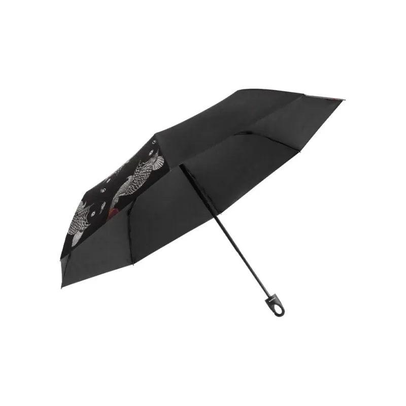 RABBITUU Sun Protection Fish Entering Umbrella Foldable Manual Sun Umbrella Sun And Rain Dual Use-2
