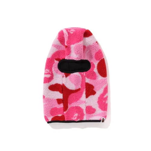 A BATHING APE Abc Camo Boa Fleece Balaclava
