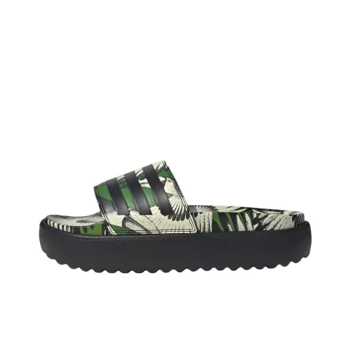 Adilette Farm Rio X Women's Adidas Platform Slide 'Crew Green Black' Women's