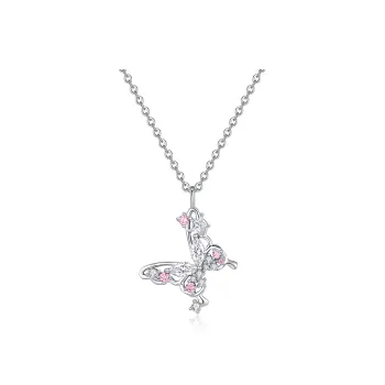 CHIEMOT S925 Silver Collarbone Chain Women's