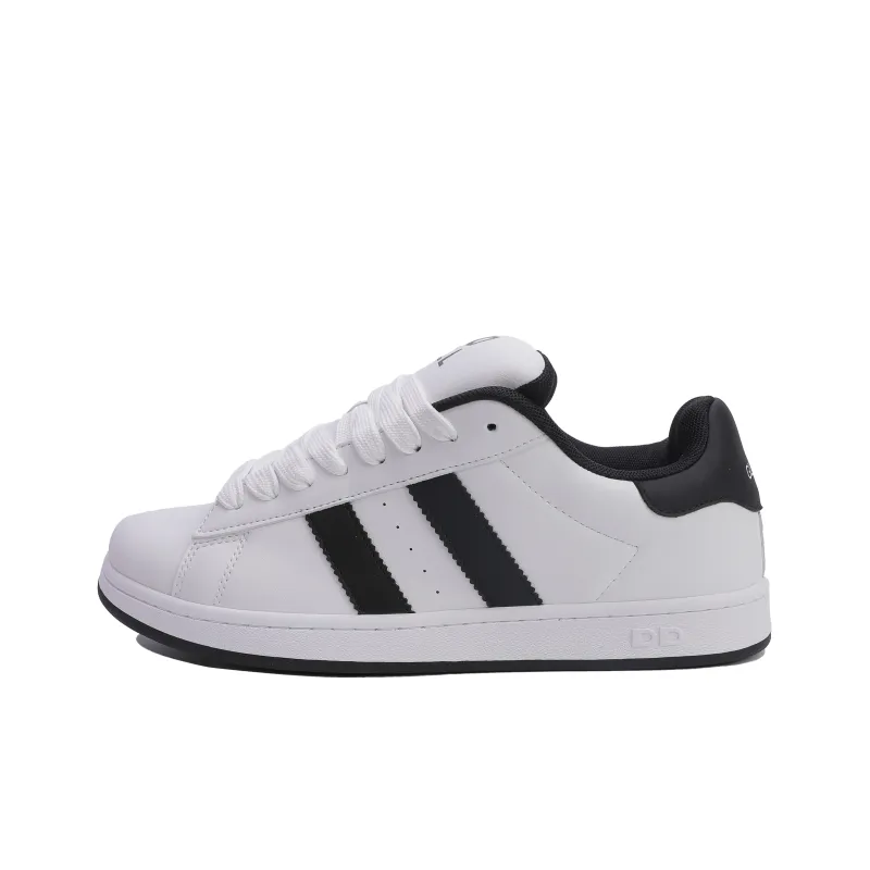 GLO BULL Puffy Shoes Coverage Wear Resistant Lightweight Breathable Slip Resistant Low Top Skateboard Shoes Unisex-1