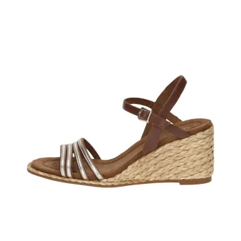 CAPRICE Breanna Strap Sandals 7.5cm Women's Brown