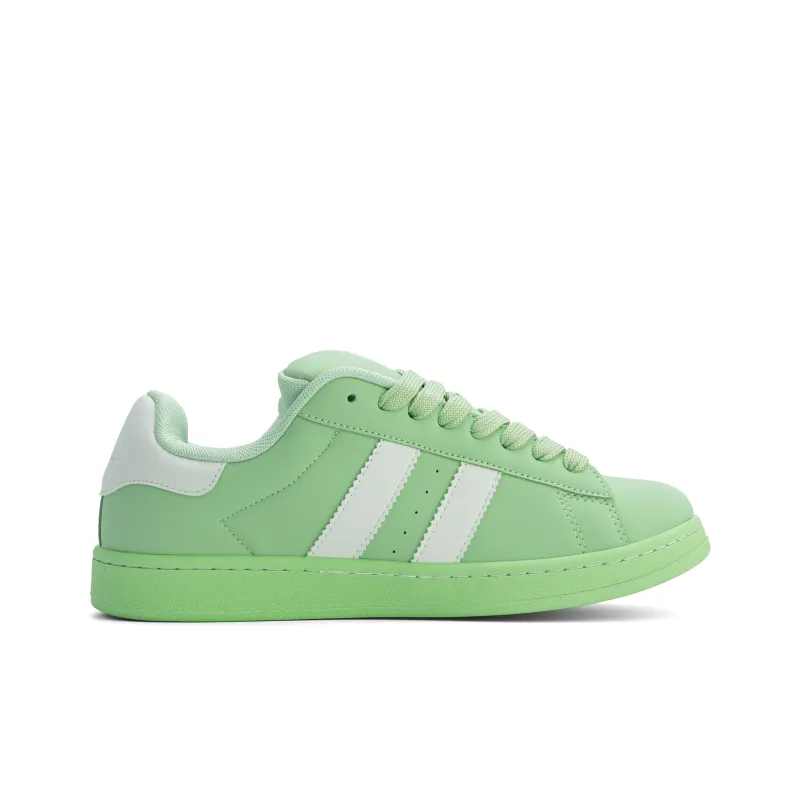 GLO BULL Skateboard Shoes Unisex Low Top Matcha Green-1