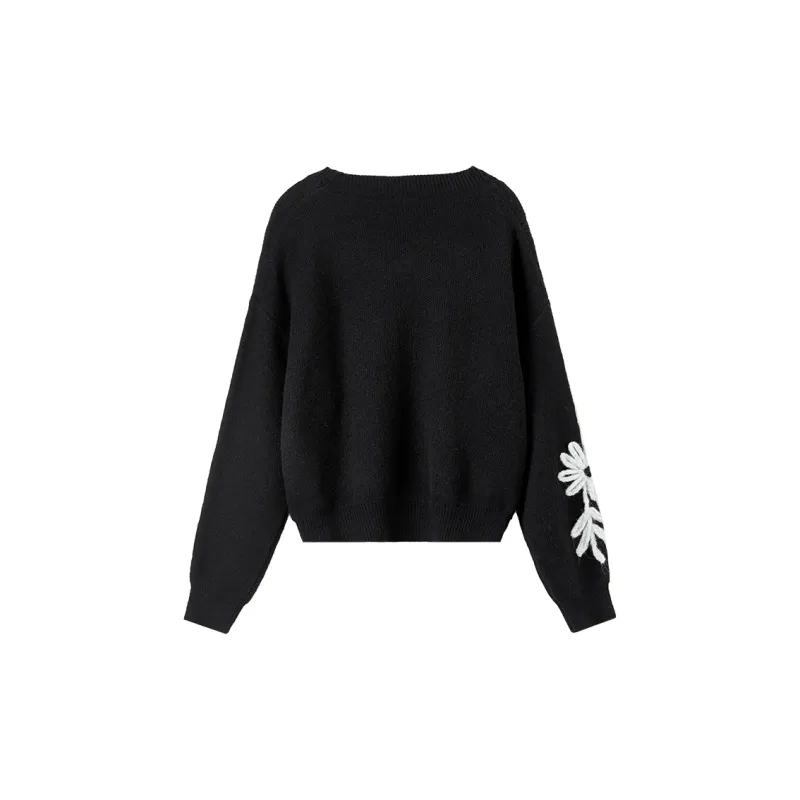 SENTUBILA Sweater Women's Classic Black-2
