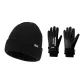 Black Hats & Caps+Black Gloves