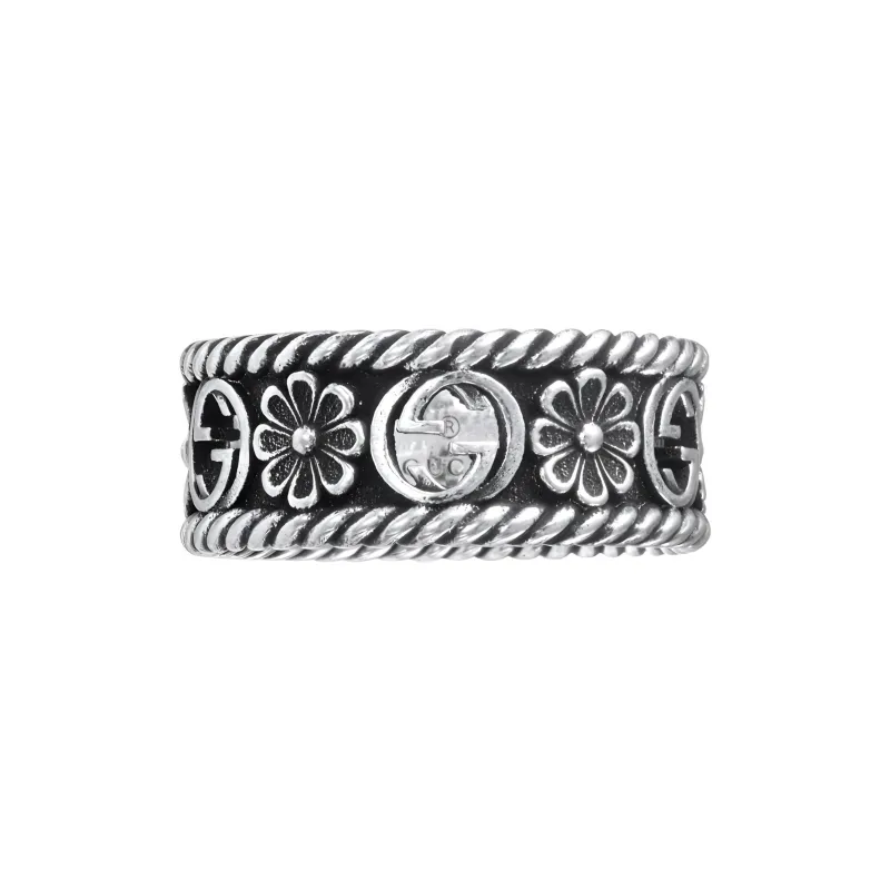 GUCCI Sterling Silver Rings Men's Silver-0