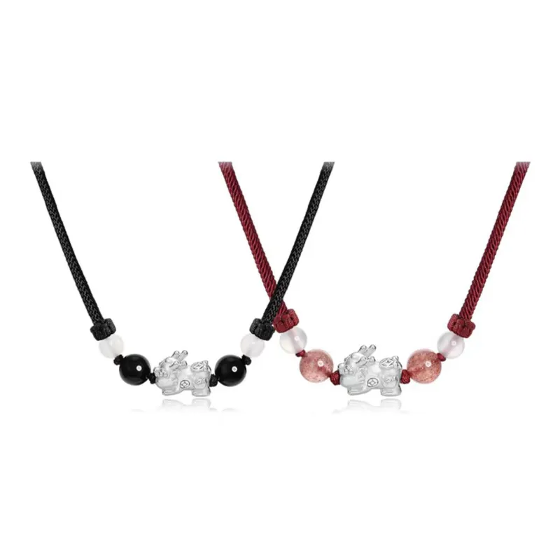 Listen To The Flowers Bloom Rope Necklaces Unisex-8