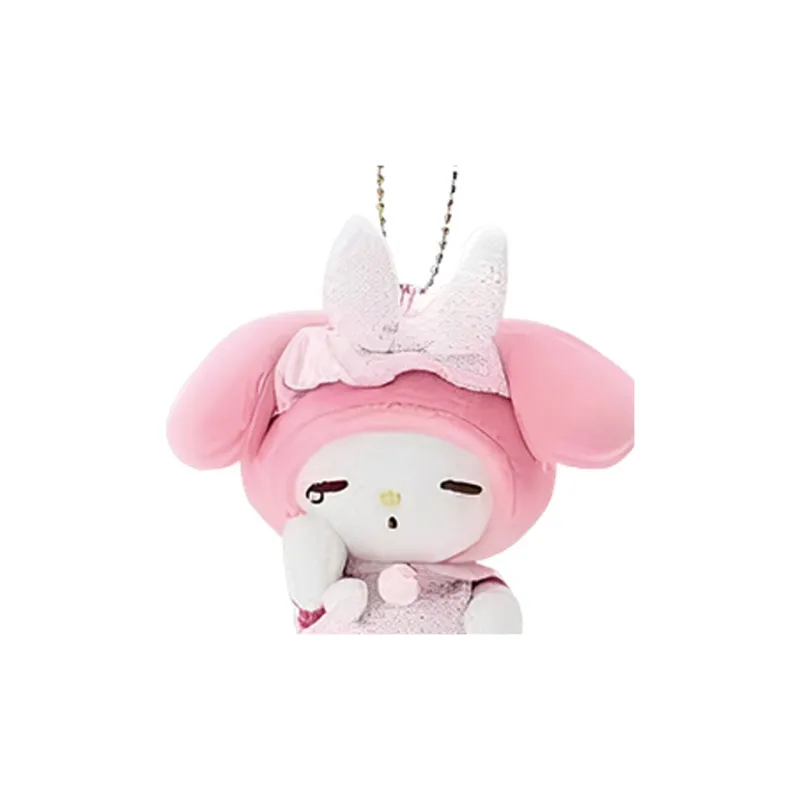 Sanrio My Melody Hair Band Dolls Plush Pendant 14cm Height-2