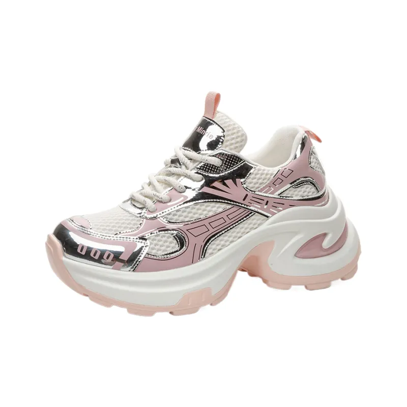 The Mystery Of Glamour Low Top Chunky Sneakers Women's-5