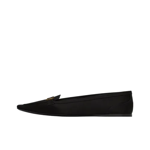 SAINT LAURENT Poppy Casual Single Shoes Women's Black