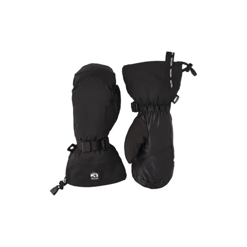 HESTRA Leather Sports Gloves Unisex Black