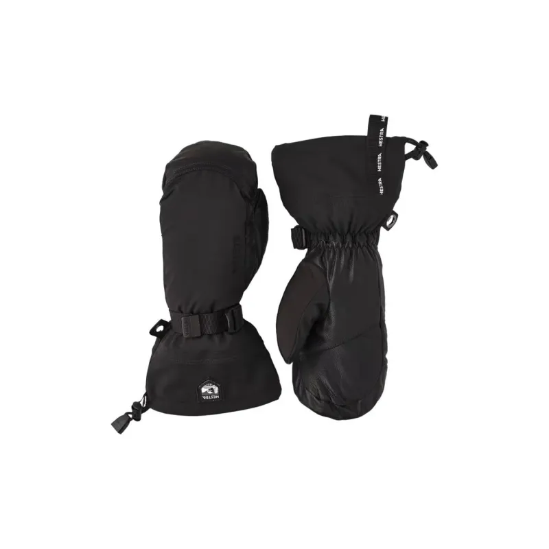 HESTRA Leather Sports Gloves Unisex Black-0
