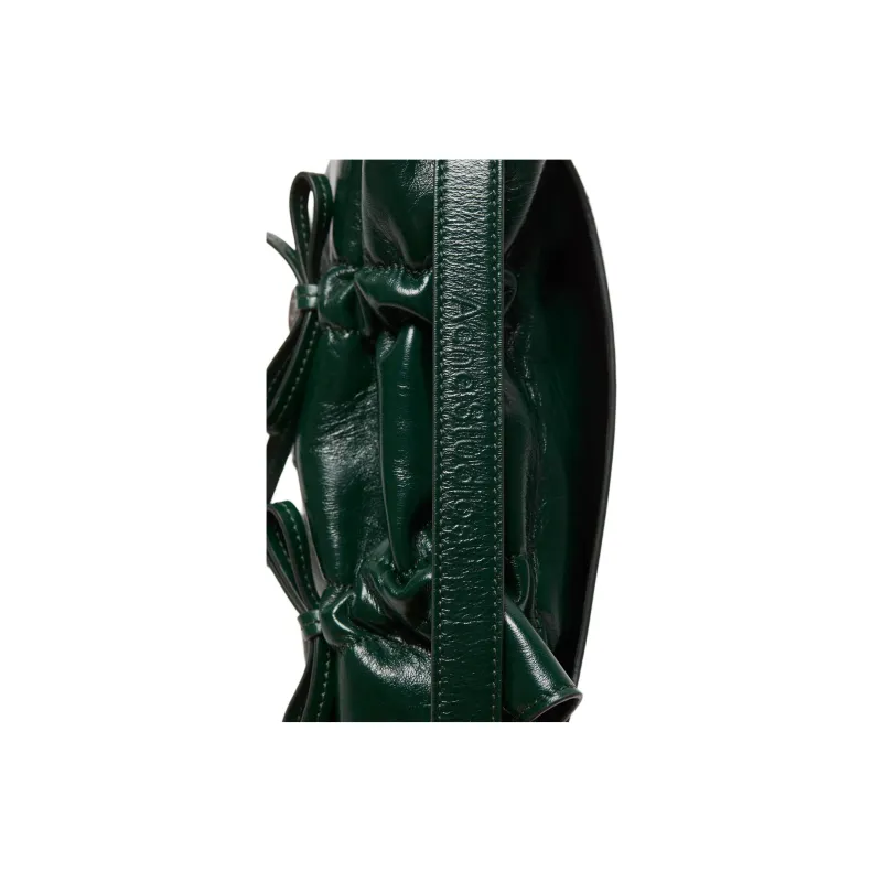 Acne Studios Multipocket Calfskin One Shoulder Handbag Mini Women's Dark Green-4