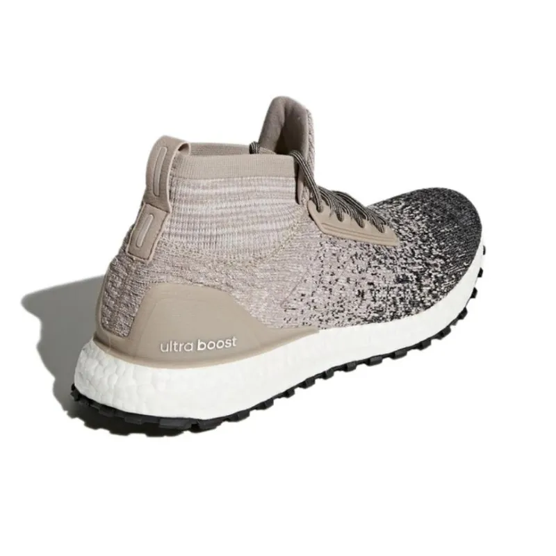 Adidas Ultraboost All Terrain Anti Slip Wear Resistant Mid Top Casual Running Shoes Men's Khaki-4