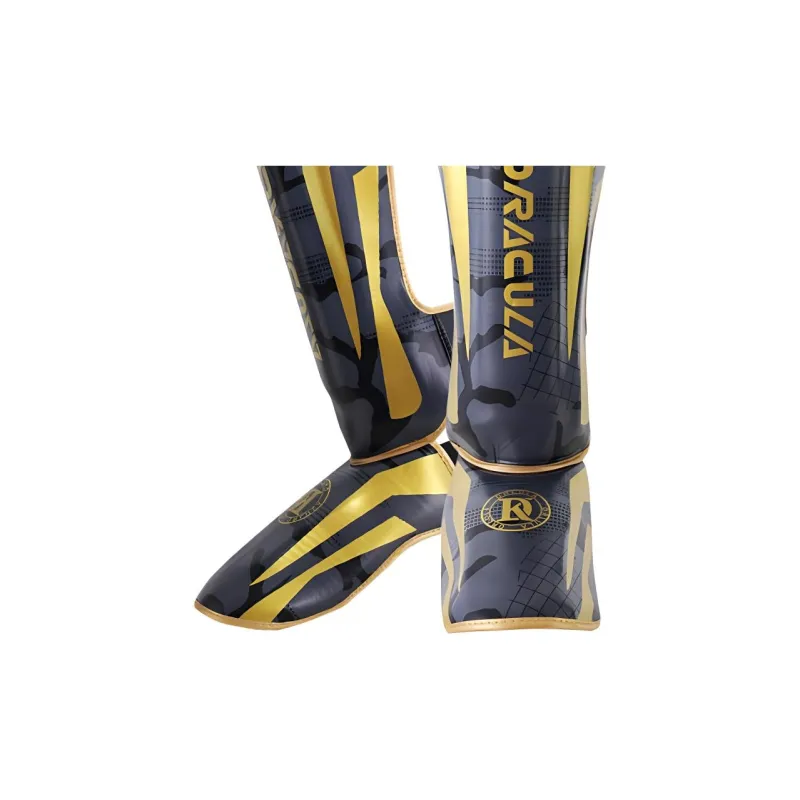 MUAYTHAI DRACULA Boxing Protective Gears Camouflage Style PU Leather, High Density Sponge 2 Pack Unisex-6