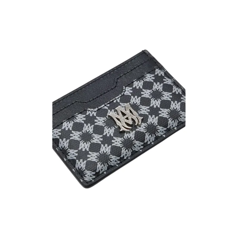 AMIRI Cotton Card Holder Unisex Black-2