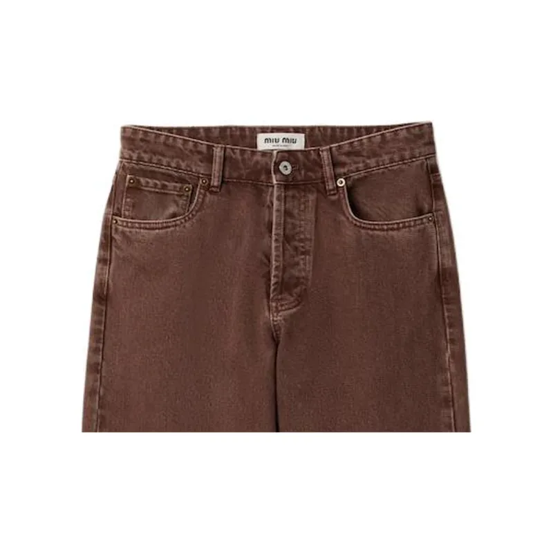 MIU MIU Straight leg Jeans-5