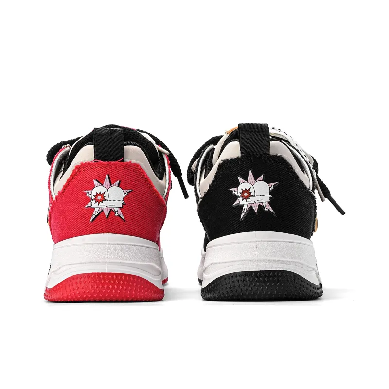 Crayon Shinchan Low Top Skateboard Shoes Unisex-5
