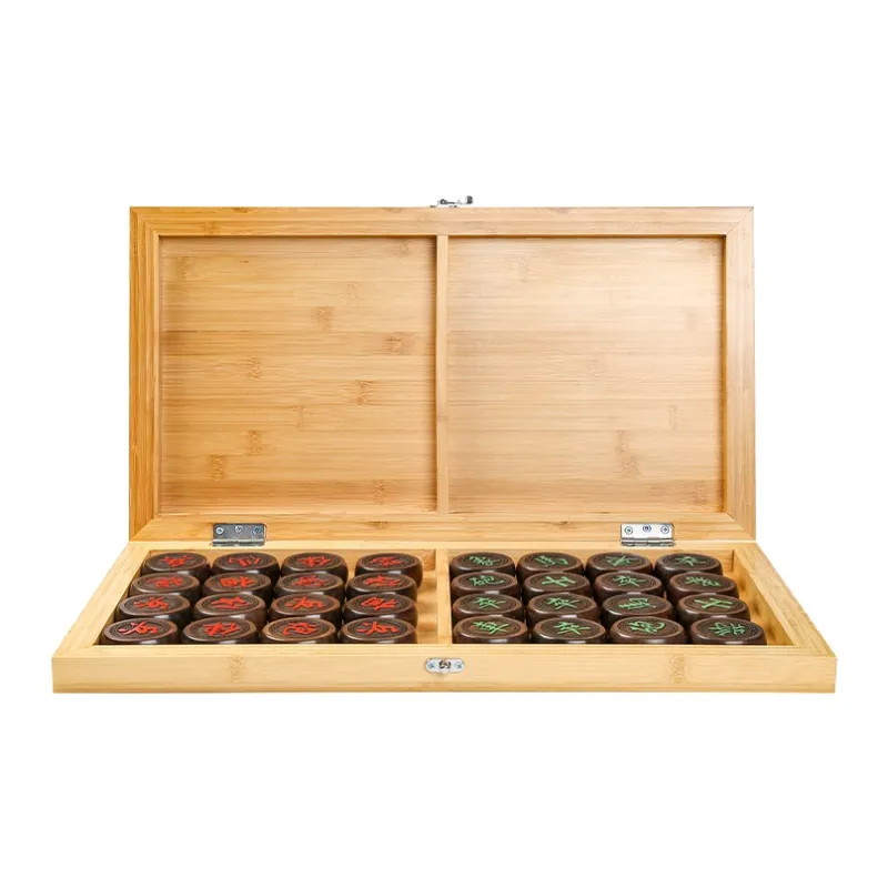 Miao Ji Folding Bamboo Chessboard Chinese Chess Folding Chess Set Board Games-7