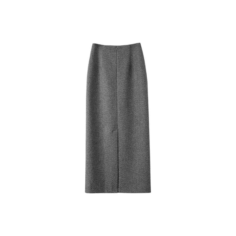Late White Skirt Women's Heather Gray-3