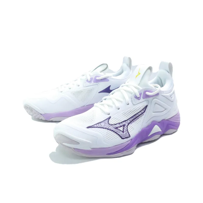 Wave Momentum Women's Mizuno 3 'White Patrician Purple'-1