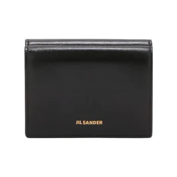 JIL SANDER Logo Detailed Tri Fold Wallet