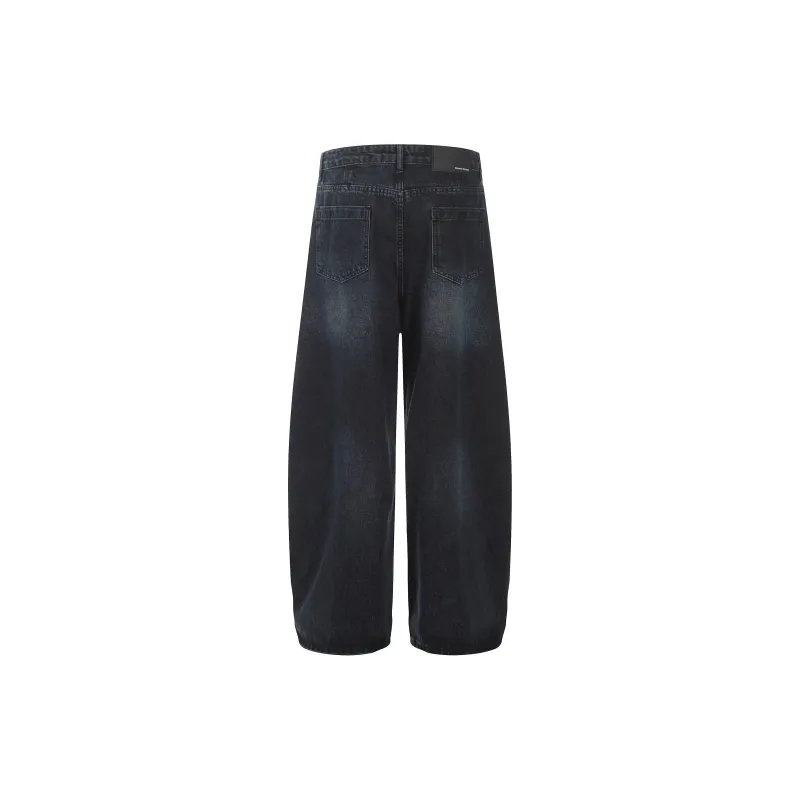 GBXM Jeans Unisex Washed Black-2