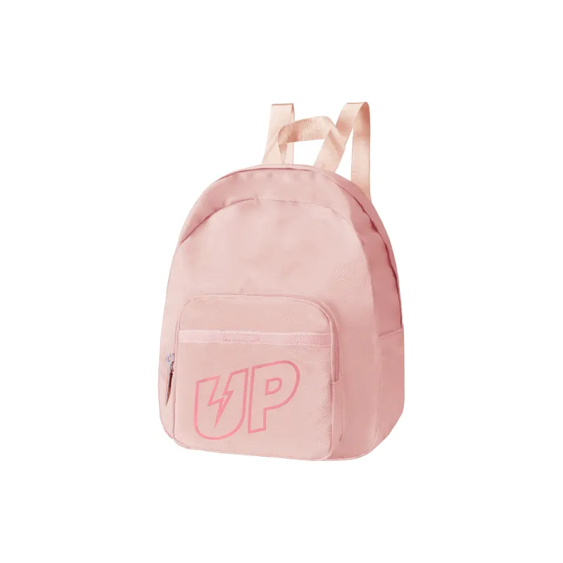 TURN UP Polyester Backpack Regular Unisex Grapefruit Pink-1