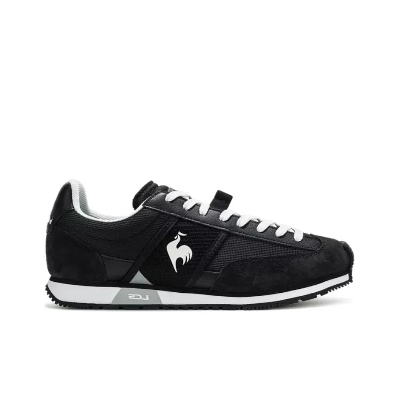 Le Coq Sportif Slip Resistant Low Top Cycling Shoes Men's Black White-1