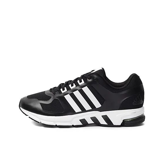 Adidas Equipment 10 Anti Slip Wear Resistant Low Top Running Shoes Unisex Black White-0