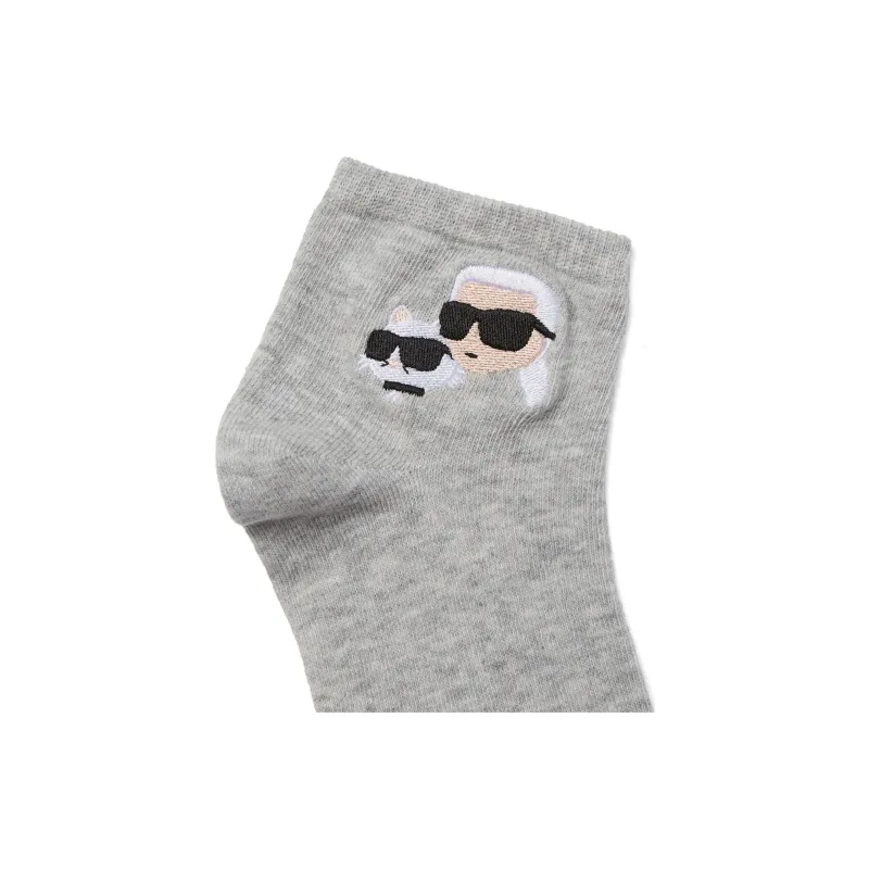 KARL LAGERFELD / Karl Lagerfeld Jeans Ikon Short Socks Pack Of Three-2