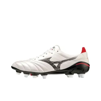 Mizuno Morelia Neo 4 Anti Slip Wear Resistant Soccer Shoes Unisex White Black