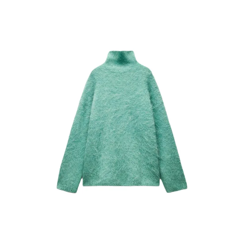 ZARA Knitwear Women's Aqua Green-1