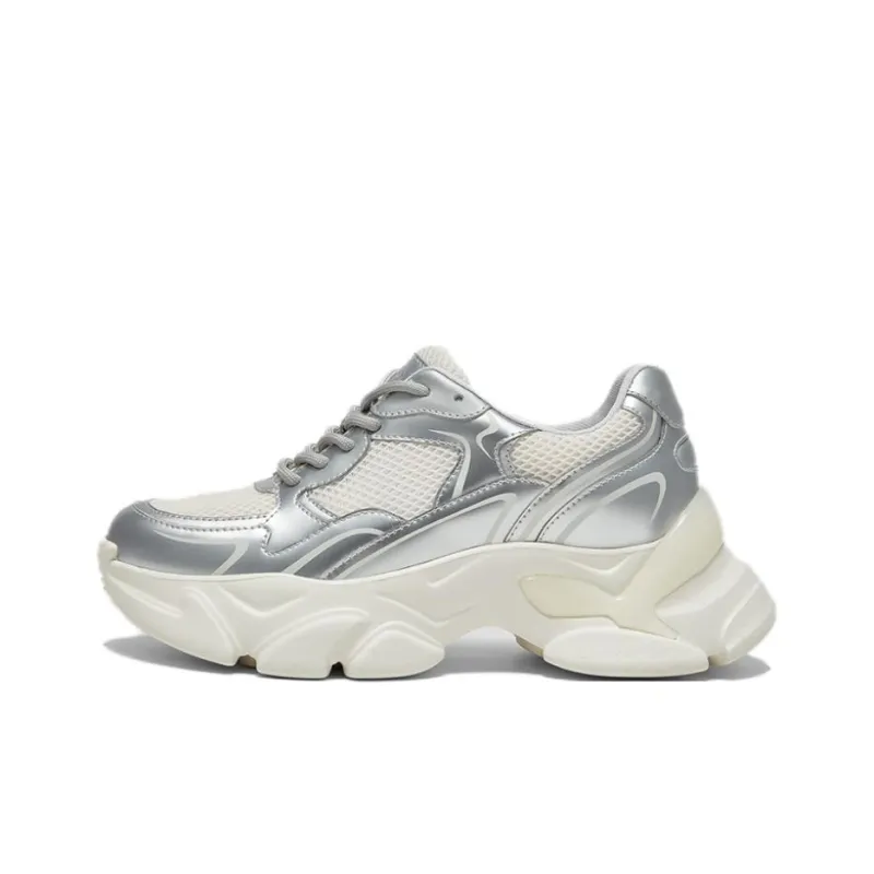 SKAP Wear Resistant Low Top Chunky Sneakers Women's-3