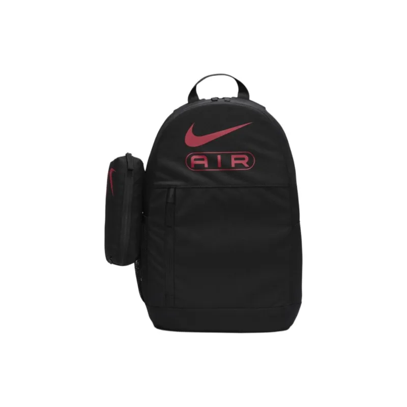 Nike ELEMENTAL Polyester Backpack Unisex Black & Gym Red-0