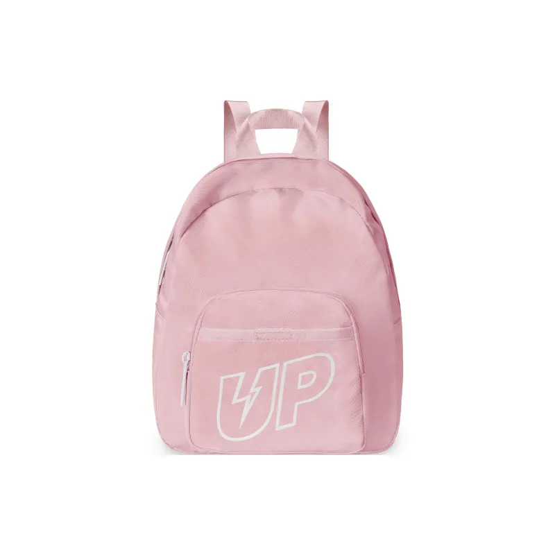 TURN UP Polyester Backpack Small Size Women's Pink-0