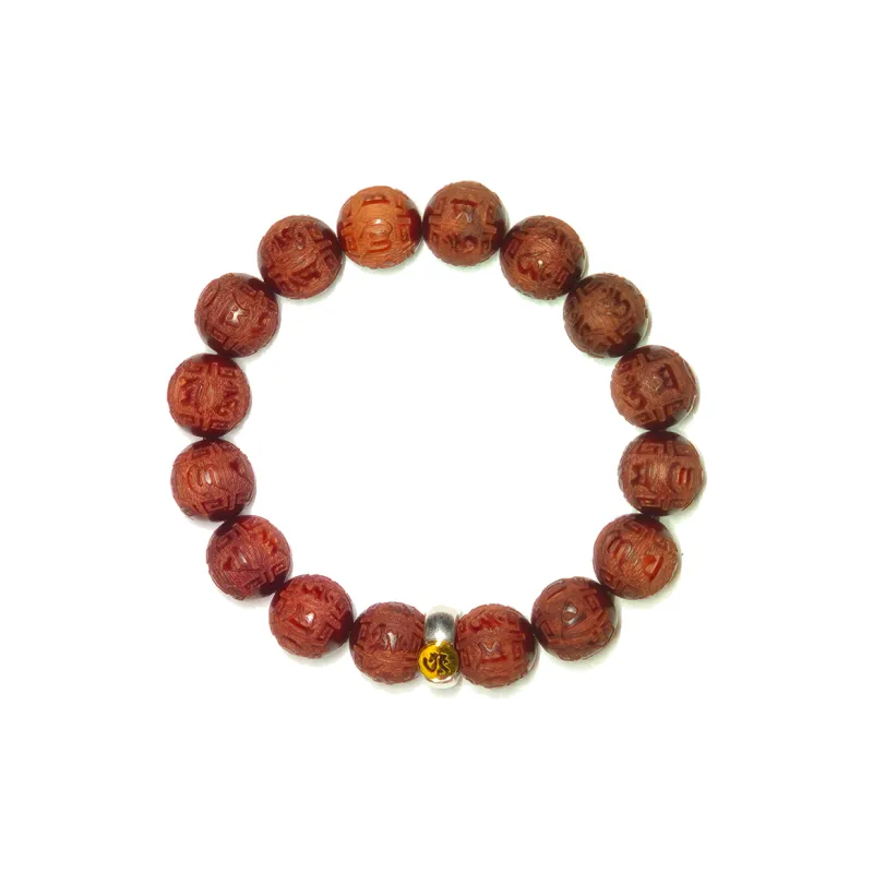 Guansha Pterocarpus Bracelets Unisex-11