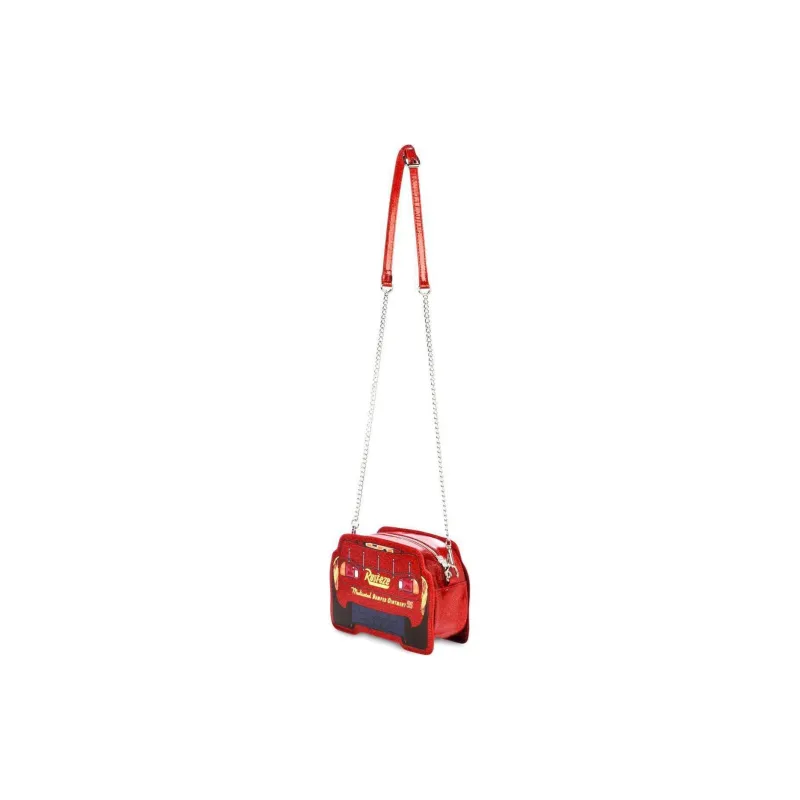 Disney Cakeworthy Collaboration Polyurethane Shoulder Bag, Crossbody Bag Regular Women's Red-1