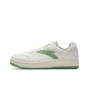 Anta Life Collection Non slip Lightweight Low Top Skateboard Shoes Men's White Green