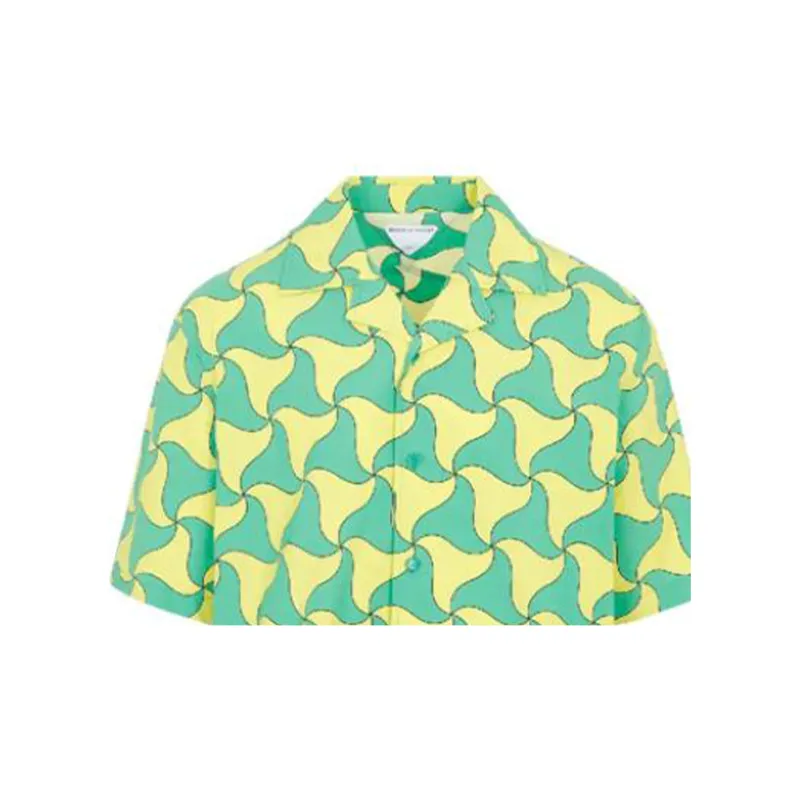 Bottega Veneta Shirts Men Green-5