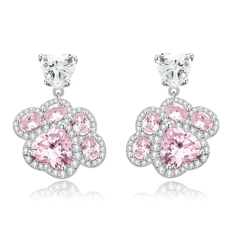KAiLA S925 Silver Stud Earrings Women's Love Confession Box-0