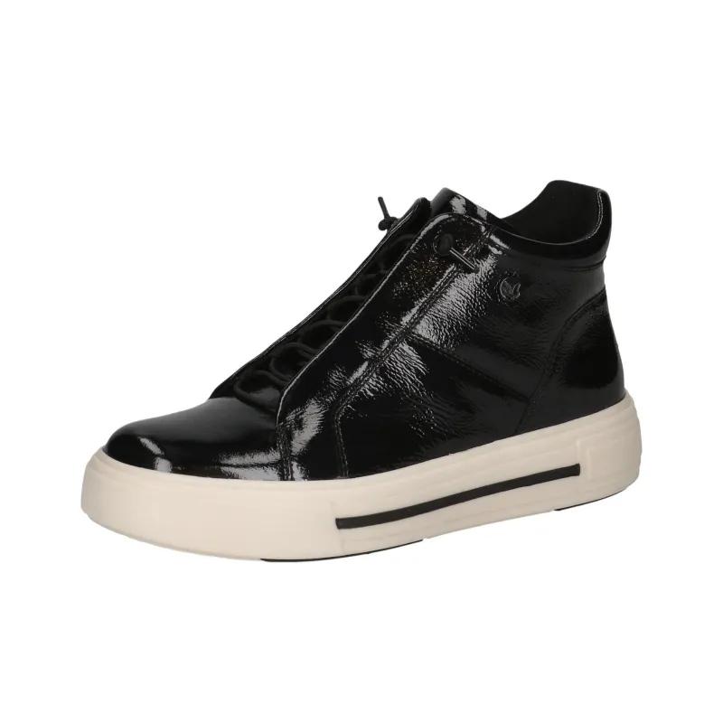 CAPRICE Manou Anti-Slip Wear-Resistant High-Top Skateboard Shoes Women's Black-2