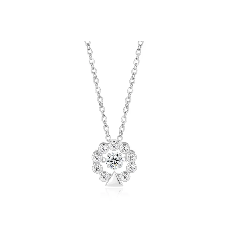 CHIEMOT S925 Silver Collarbone Chain Women's-3