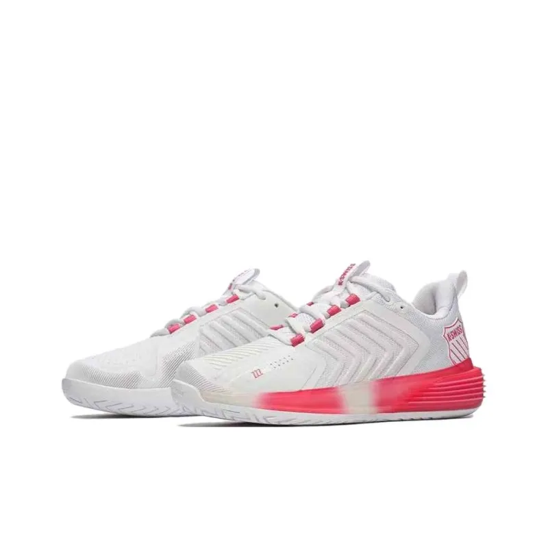 KSWISS Low Top Tennis Shoes Men's White Red-1