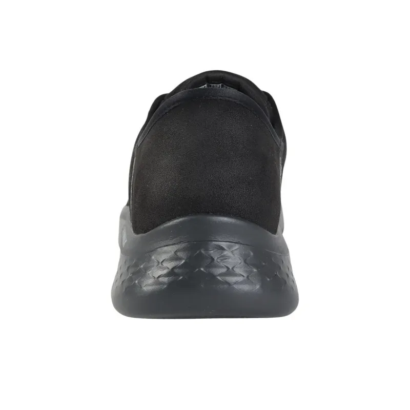 Skechers MEN'S GO WALK Anti Slip Wear Resistant Low Top Casual Shoes Men's All Black-3