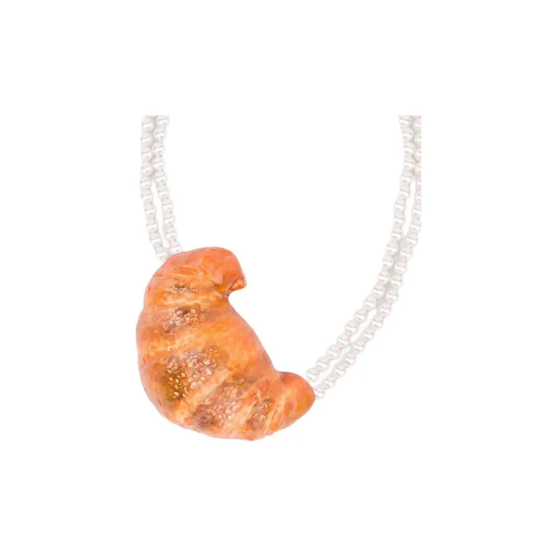 MOSCHINO Croissant-shaped Necklace-0