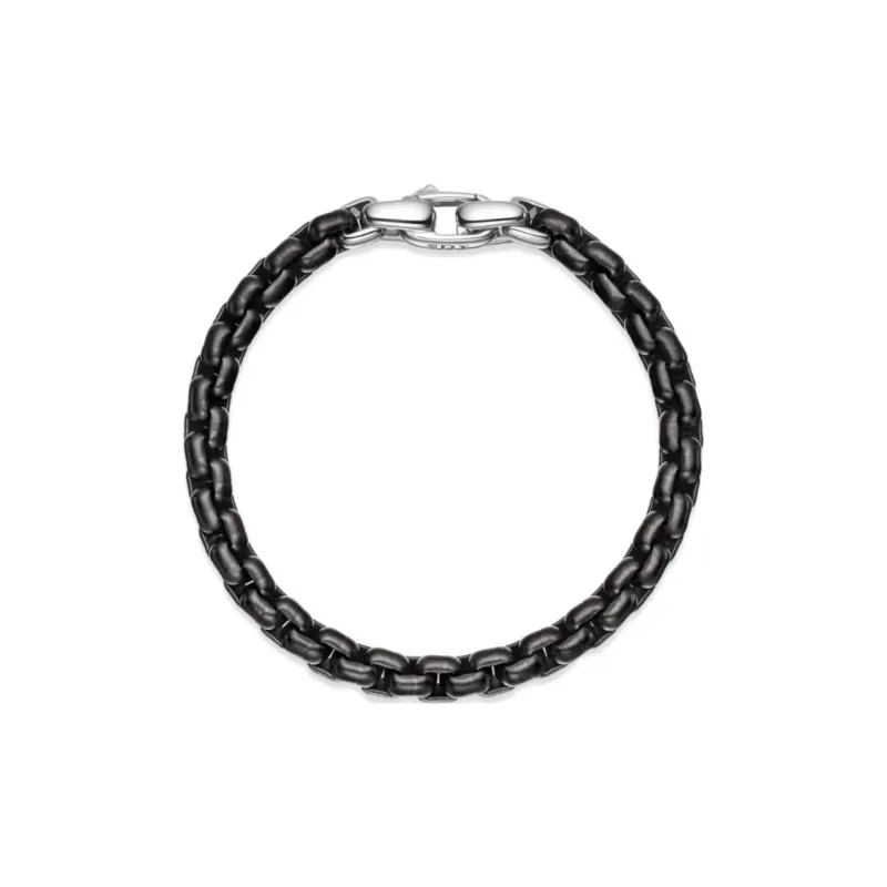 David Yurman Sterling Silver Box Chain Bracelet 7.3mm-1